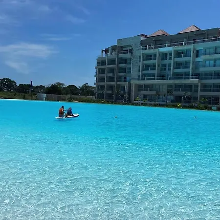 En Baia Kirstal Con Vista Hacia La Playa Artificial Apartment Cartagena